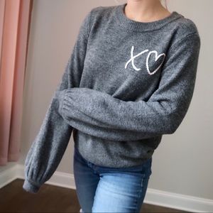 grey Lauren Conrad sweater